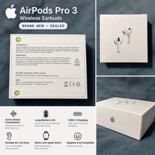 AirPods Pro 3 Wireless Earbuds   Brand New Sealed