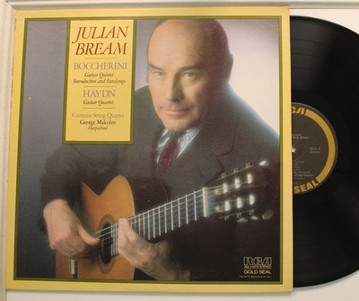 Julian Bream Lp Boccherini, Haydn: Guitar Quintet Introduction & Fandango - Vg++