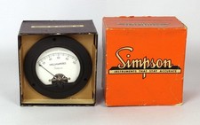 Vintage Simpson Model 55 0-100 AC Milliamps Cat No 5410 Ammeter Panel Meter NOS
