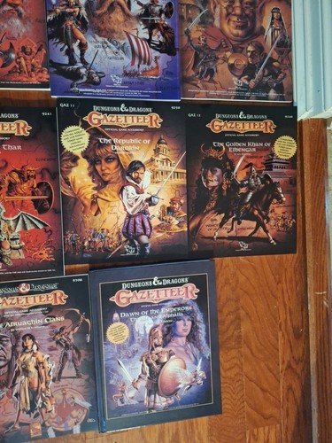 15 Ct BULK D&D 1988-1991 Gazetteer Official Game Accessory Read Des POD - Picture 5 of 6