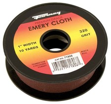 Forney 71806 Tissu Emery 320-Grit Premium Grade 1 po x 10 yd