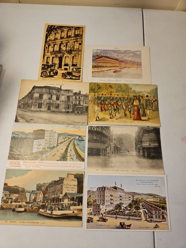 France- 8 Nice Early Unused Postcards