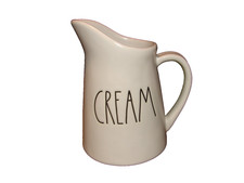 Vintage Rae Dunn By Magenta Artisan Collection Dairy Creamer 4 3/4" Tall Excelle