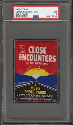 1978 Topps CLOSE ENCOUNTERS Wax Pack - PSA 7