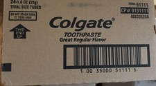 Colgate 24 Pack Travel Size Toothpaste Regula...