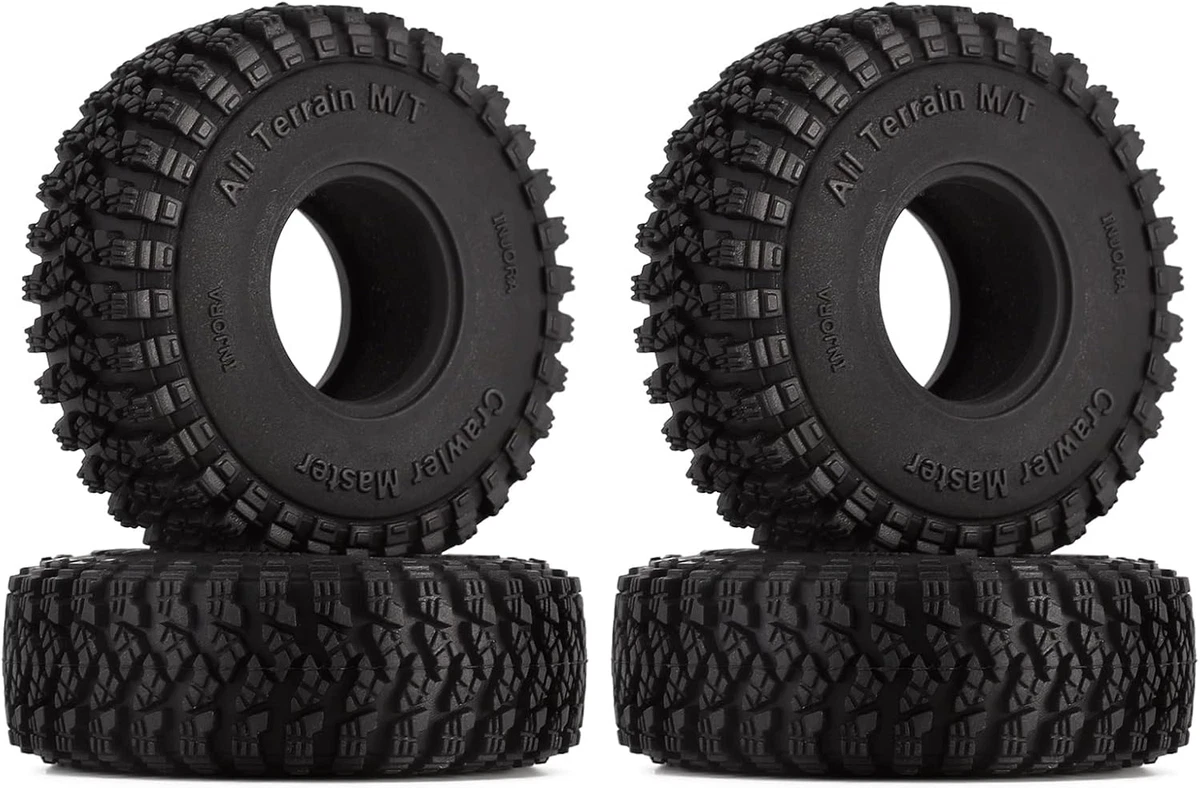 Llantas Beadlock De Latón INJORA 1.0 Plus – 45g Por Rueda, Compatibles Con Neumáticos 1.0, Para SCX24 Y TRX4M RC Crawler, Mayor Estabilidad Y Postura Agresiva