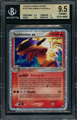 Typhlosion ex graded BGS 9.5 for sale on eBay