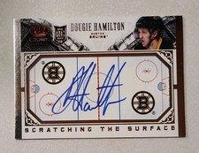 2013-14 DOUGIE HAMILTON CROWN ROYAL SCRATCHING THE SURFACE RC AUTO BOSTON BRUINS