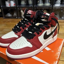Nike Air Jordan 1 Retro High 1985 Chicago reimmaginate 'Lost and Found' taglia 4