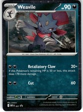 Weavile (Cosmos Holo) Holo Rare ME: Mega Evolution Promo 021 LP