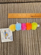 Build A Bear Coloful Pompom Headband NWT