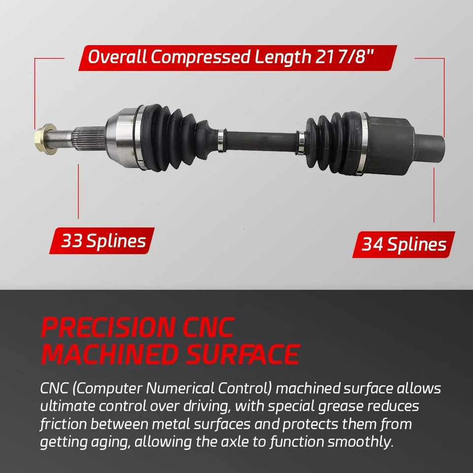 1pcs CV Axle Shaft Assembly for2005-2005 Chevrolet Impala 2006 Montana NCV10235 - Image 4 of 4