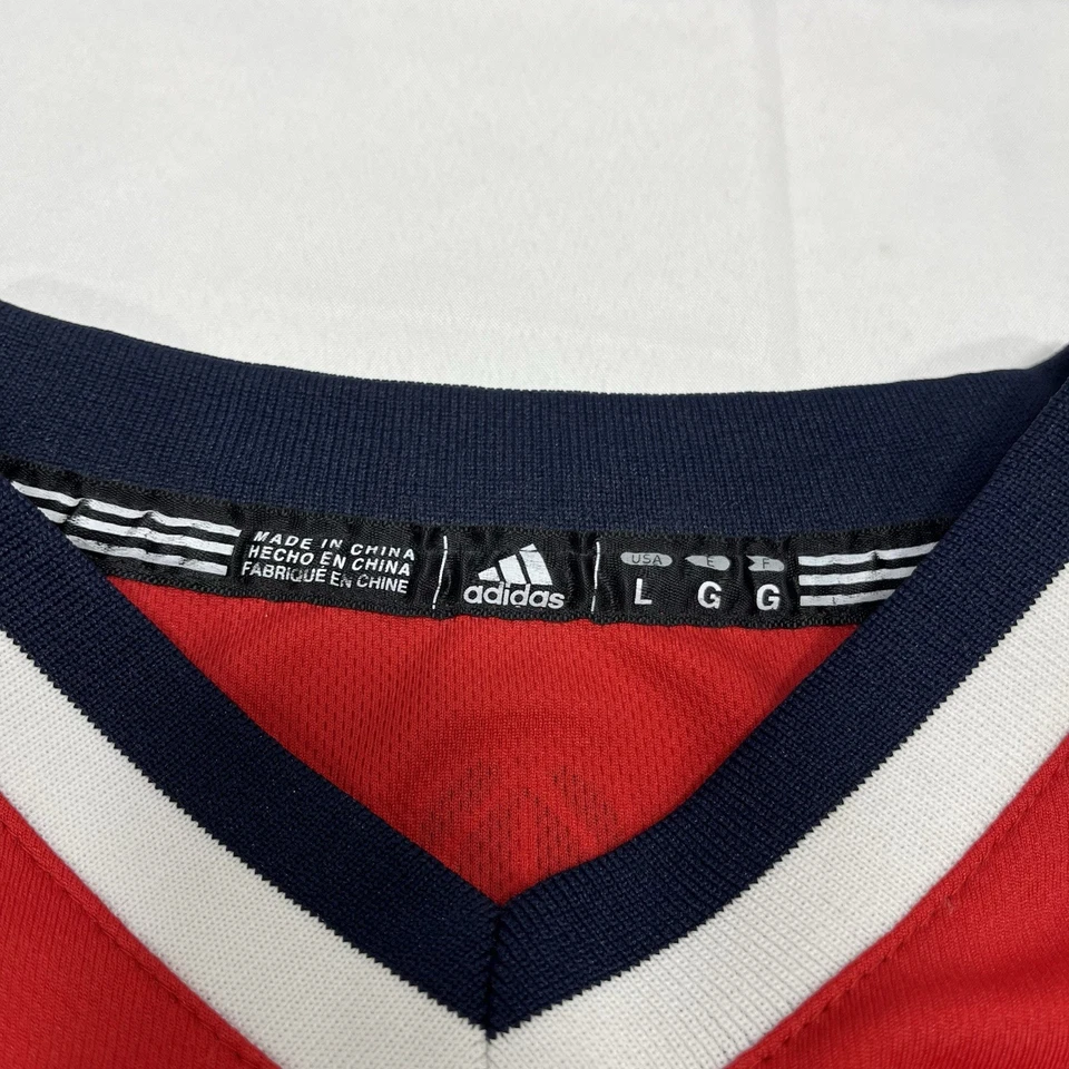 Camiseta Adidas Washington Wizards NBA Juvenil Talla Grande Niños John Wall Mancha Blanca Foto 2 de 4