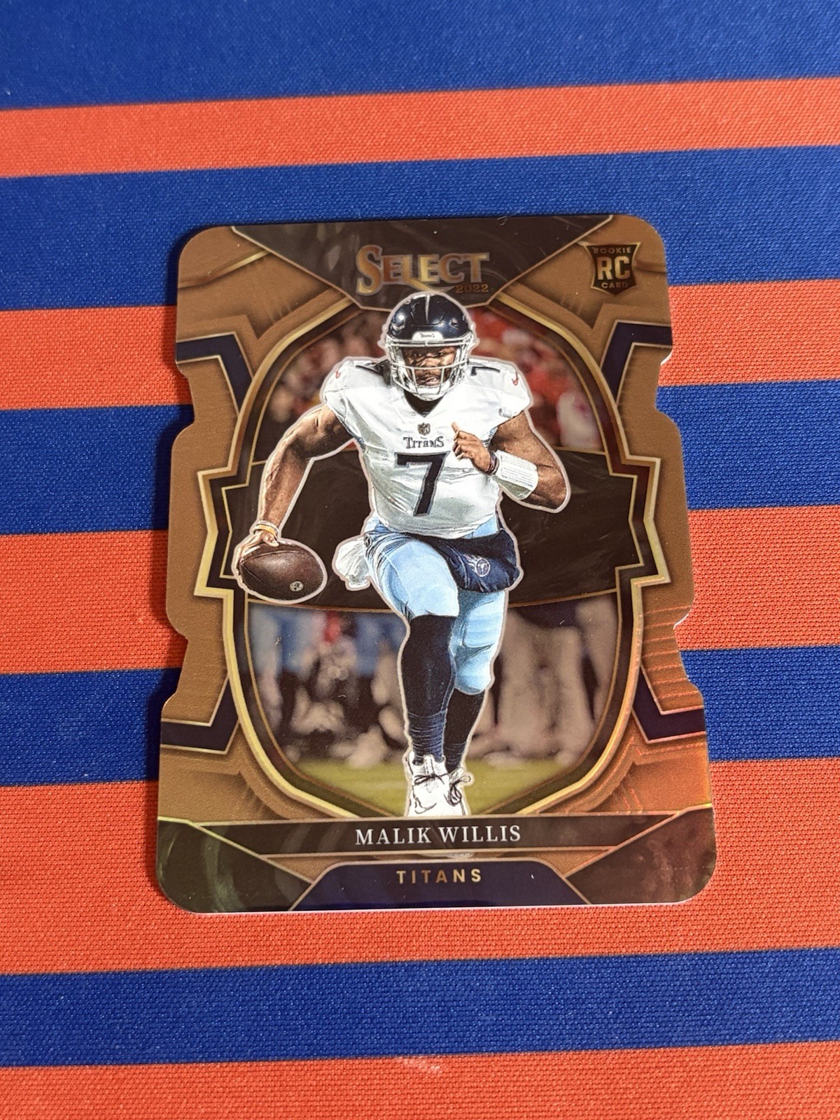 2022 Panini Select #38 Malik Willis Rookie Copper Prizm Die Cut #/149 Titans