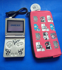NINTENDO GAME BOY ADVANCE SP TRIBAL CONSOLE ALL ORIGINAL CASING, see description