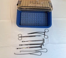 7 Piece Zimmer Richards Bowen Meniscus Repair Instrument Set w/ Case Orthopedic