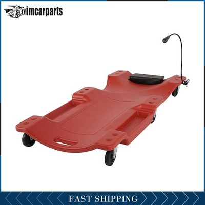 40'' Mechanic Creeper Capacity 300Lbs W/ LED Car Shop Low Prof Mechanic Creeper