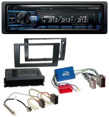 Alpine USB Bluetooth DAB MP3 Autoradio für Audi A4 B6 B7 01-08 Symphony Aktivsys
