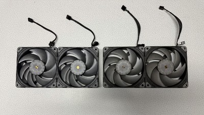 4x Phanteks T30 120mm Computer PWM Fans Premium High Performance FANS ONLY READ