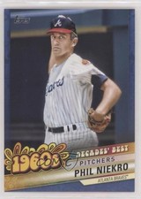 2020 Topps Decades Best Series 2 Pitchers Blue Phil Niekro #DB-19 HOF n1u