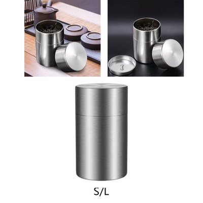 Teedosen Kanister Edelstahl Luftdicht Deckel Kaffeebohnen Vorratsbehälter
