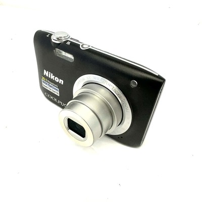 NIKON COOLPIX S2900 20.1MB DIGITAL CAMERA BLACK W/BATTERY/CHARGER