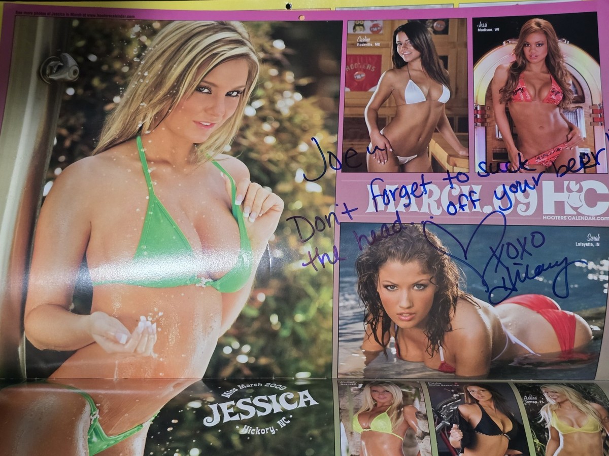 Hooters Calendar Girls 2009 Autographed Signed *LAST ONE* | eBay