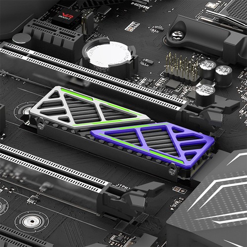 SSD Heatsink Magnesium Aluminum Alloy NVME NGFF Radiator PC Efficient Cooler L - Afbeelding 7 van 12