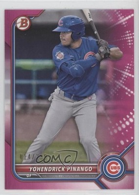 2022 Bowman Prospects Fuchsia Border 14/299 Yohendrick Pinango #BP-95 4g8