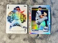 Shane McClanahan 2020 Bowman Draft Silver Refractor & Topps All Aces Holo