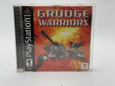 Grudge Warriors PS1 Sony PlayStation 1 CIB Complete Tank Combat Tested