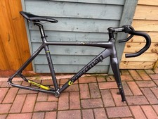 BOARDMAN CX TEAM GRAVEL/CX FRAMESET SIZE 54CM MEDIUM IN GOOD WORKING CONDITION