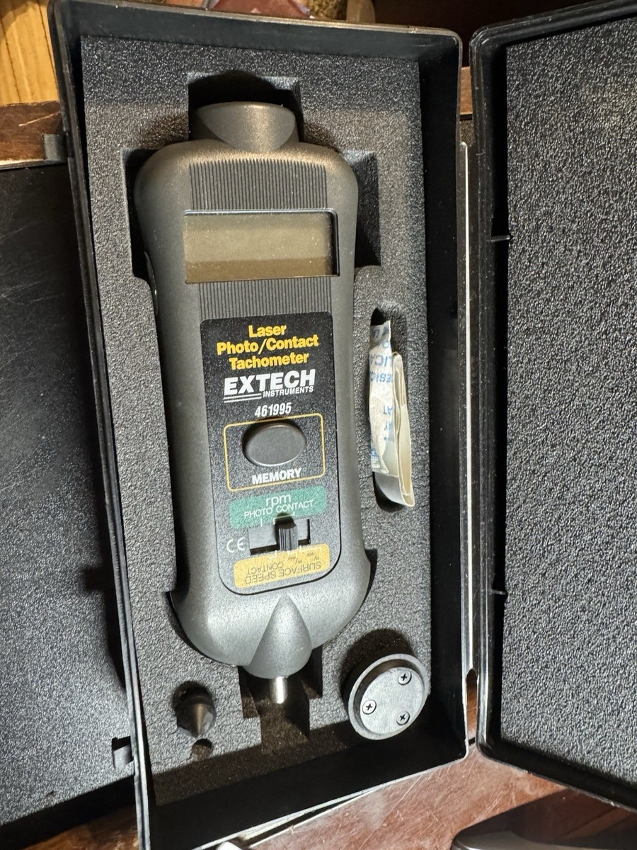 Extech 461995 Combination Contact Laser Photo 10-99999 rpm