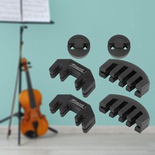 6x Violine D&auml;mpfer &Uuml;bung Gummi Multifunktion leicht tragbar f&uuml;r Nacht