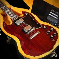 Gibson Custom Shop 1961 Les Paul SG Standard ristampa stop bar VOS rosso ciliegia