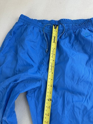 Vintage 90s Nike Track Pants Men’s Large Blue Windbreaker Ankle Zippers Y2K - Picture 11 of 19
