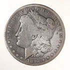1892-CC Morgan Silver Dollar. Free Shipping