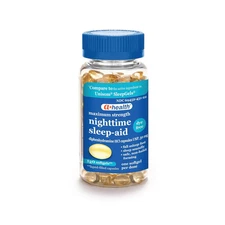 Dye-Free Nighttime Sleep Aid Diphenhydramine Hcl 50Mg Softgels, Maximum Strength