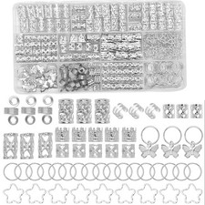 200 Pcs Hair Jewelry for Braids Accessories Loc Jewelry for Hair Dreadlock, S...