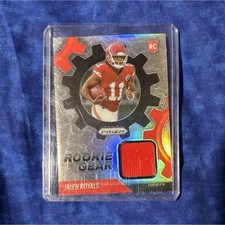 2025 Panini Prizm Rookie Gear Jalen Royals #RGR-JRS Kansas City Chiefs Card