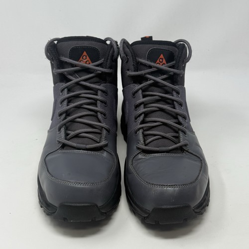 Nike Manoa ACG Boots Mens 9 Gray Leather All Weather Rugged Ankle 472780-001 - Picture 5 of 18