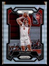 2023-24 Panini Prizm #138 Seth Lundy Prizms Silver