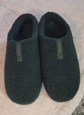 Bombas The Sunday Slipper Mens 11 Forrest Green Fleece Slip On Comfort Lounge