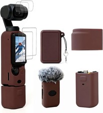Silicone Case for DJI Osmo Pocket 3 Xtra Muse Brown Protective Cover