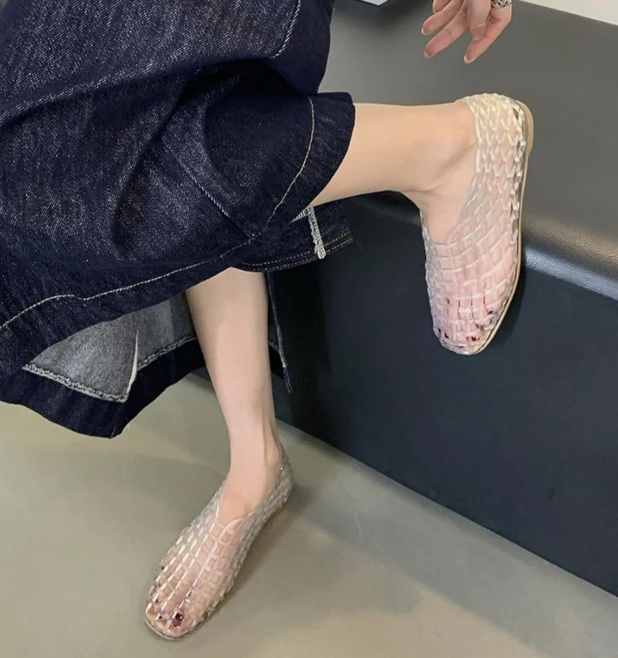 Nuevo - Pisos de ballet de malla de gelatina para mujer (EU 41 / US 10) Foto 2 de 4