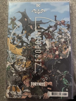 BATMAN FORTNITE ZERO POINT 6 W/CODE DONALD MUSTER PREMIUM VARIANT 2021 SEALED NM