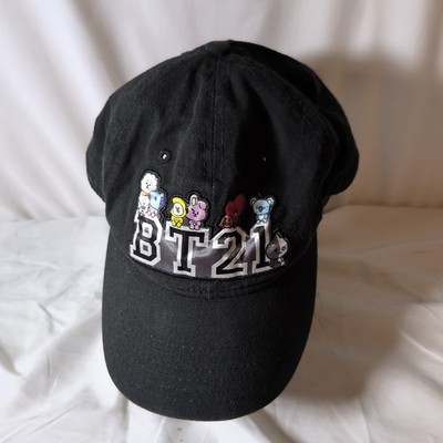 BT21 Line Friends Baseball Hat - Curved Brim Adjustable Strap Back One Size