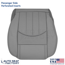 2013-2017 For Buick Enclave Leather Perf Passenger Bottom Replacement Cover Gray 2013-2017 For Buick Enclave Leather Perf Passenger Bottom Replacement Cover Gray