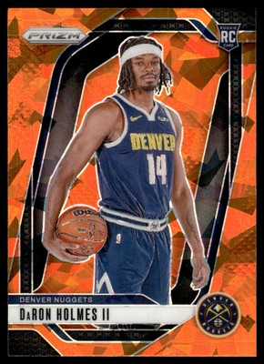 2024-25 Panini Prizm Orange Ice DaRon Holmes II Rookie Denver Nuggets #235