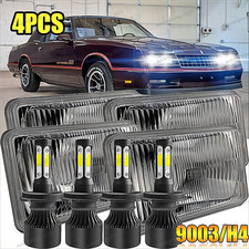 4x 4x6 Led Headlight Hi-lo Beam For Chevrolet Monte Carlo Ss 1980-1988 4x 4x6 Led Headlight Hi-lo Beam For Chevrolet Monte Carlo Ss 1980-1988